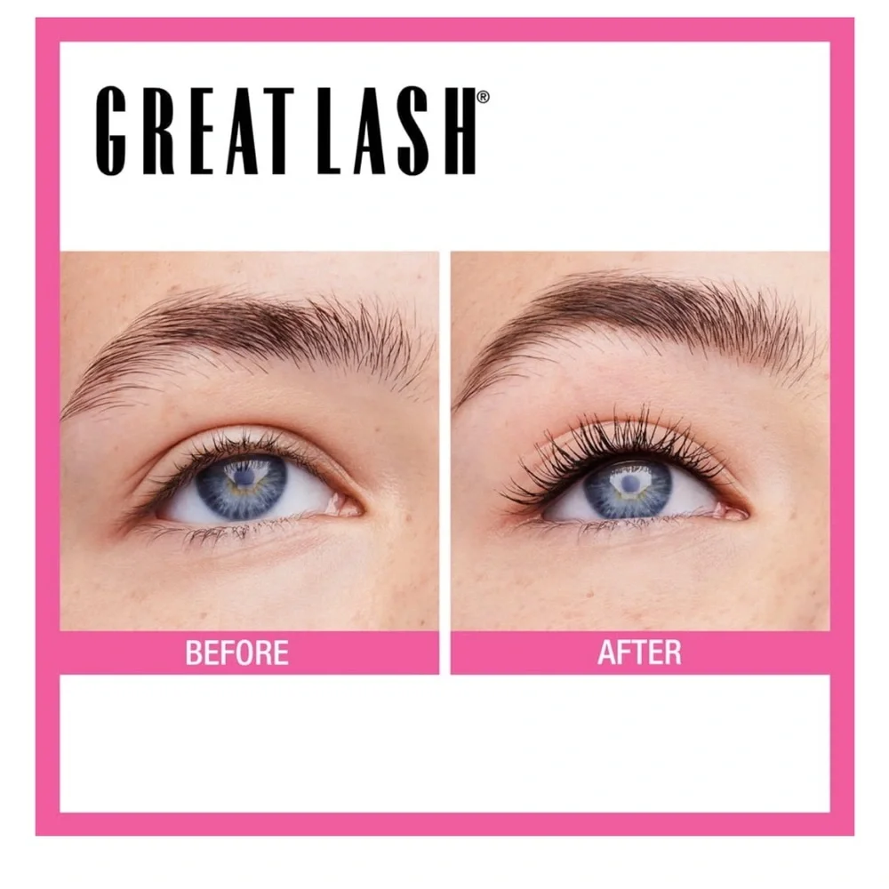 4/$20 Maybelline Great Lash Lots of Lashes Washable Mascara Brownish Black 132